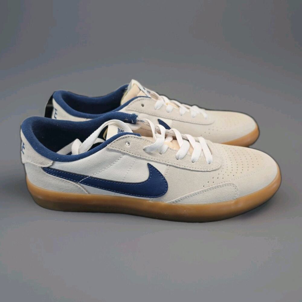 Size 9 - Nike Heritage Vulc SB Summit White Navy